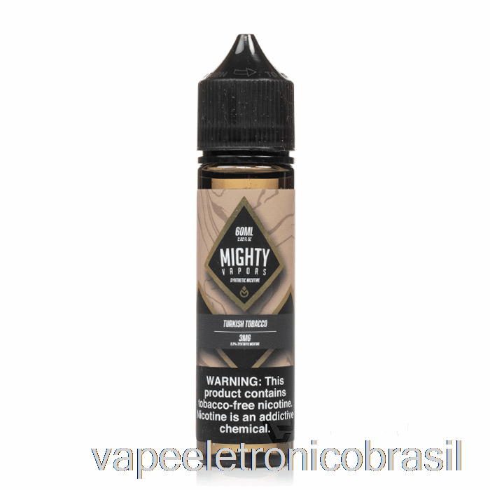 Vape Eletronico Tabaco Turco - Vapores Poderosos - 60ml 6mg